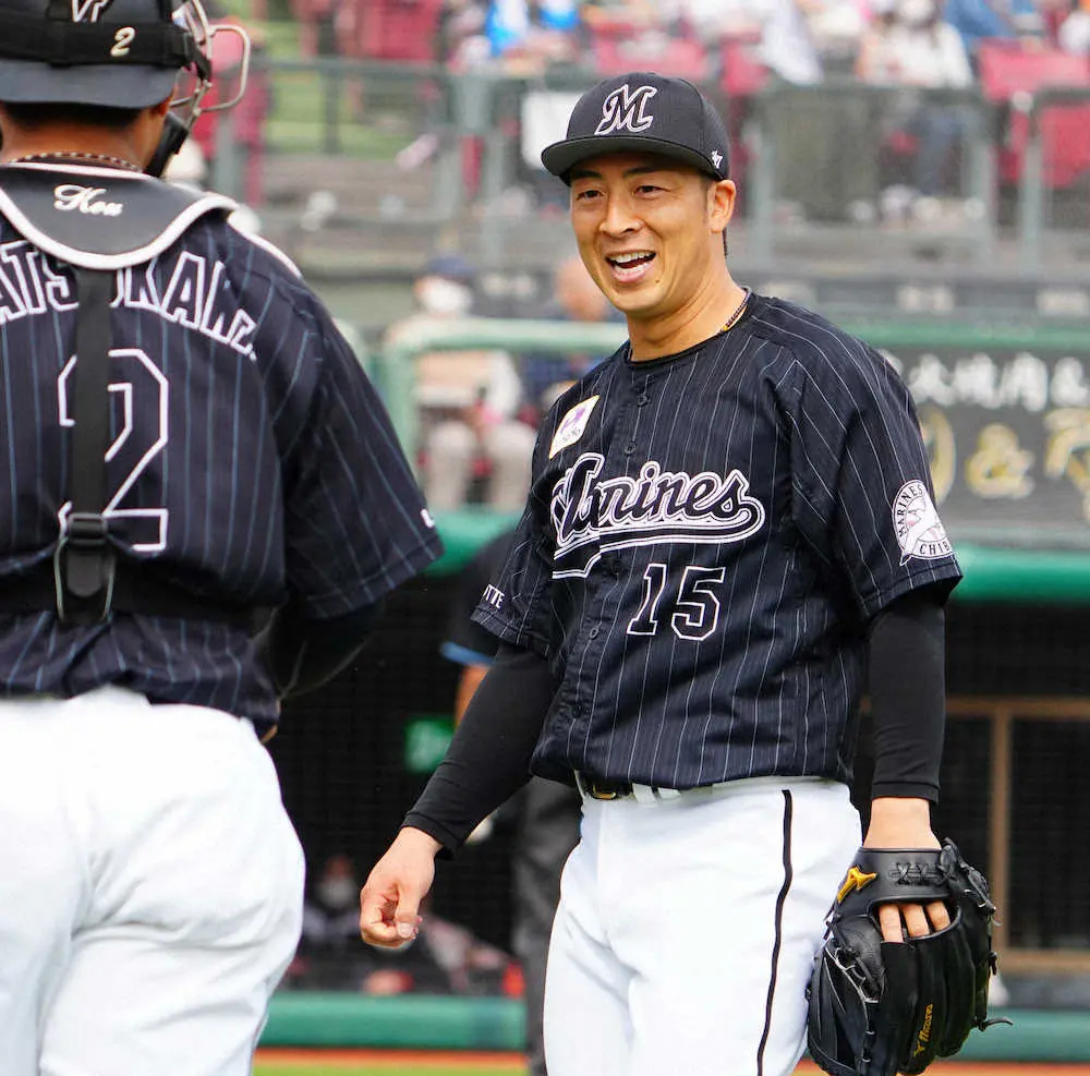 【画像・写真】ロッテ・美馬　5試合目先発でやっと勝った　6回2失点の粘投