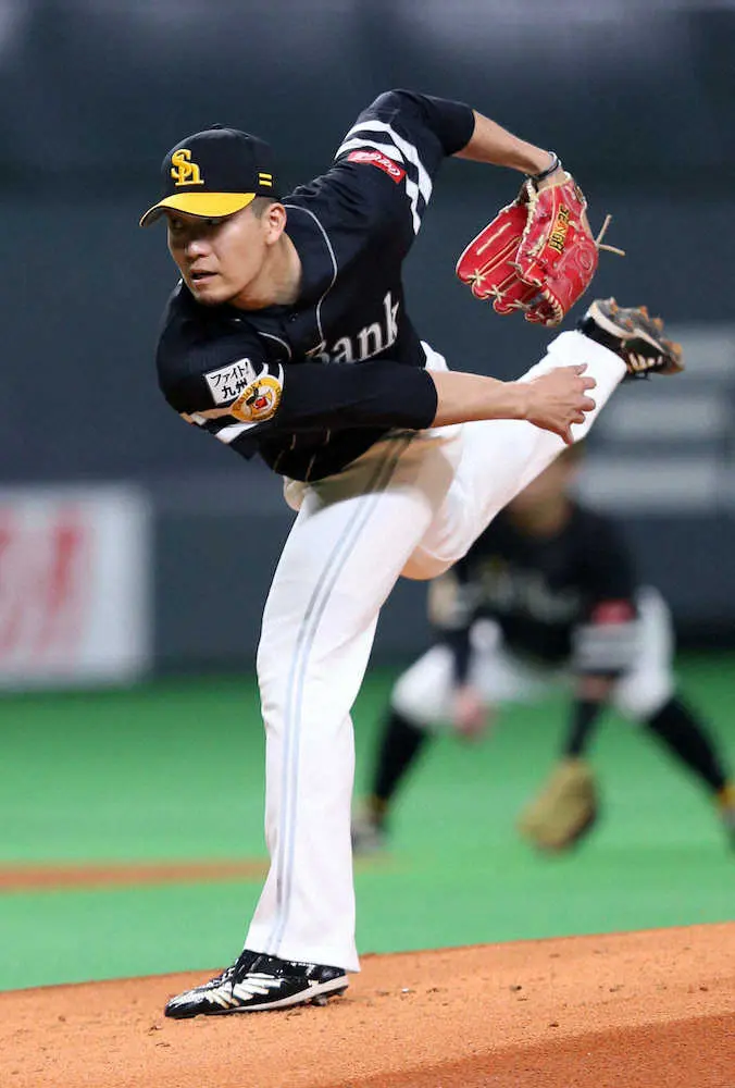 【画像・写真】ソフト・千賀164キロ！！　自己最速3キロ更新で朗希に並ぶ