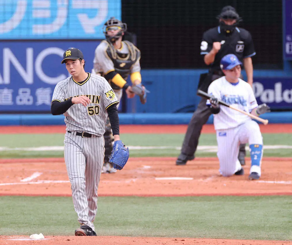 【画像・写真】阪神・青柳　4戦連続完投ならずも6回2失点の好投で4勝目の権利