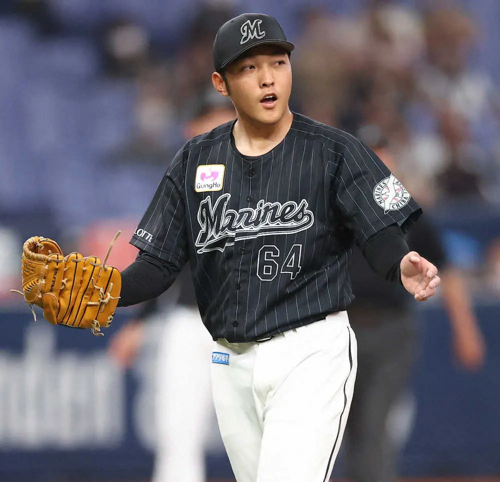 【画像・写真】育成出身のロッテ佐藤奨真が朗希との「差」生かす100キロカーブで6回1失点「アピールしたい」