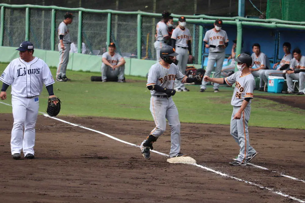 【画像・写真】巨人・吉川　2軍戦で実戦復帰でいきなり4安打2打点　「しっかりと試合に入っていけた」