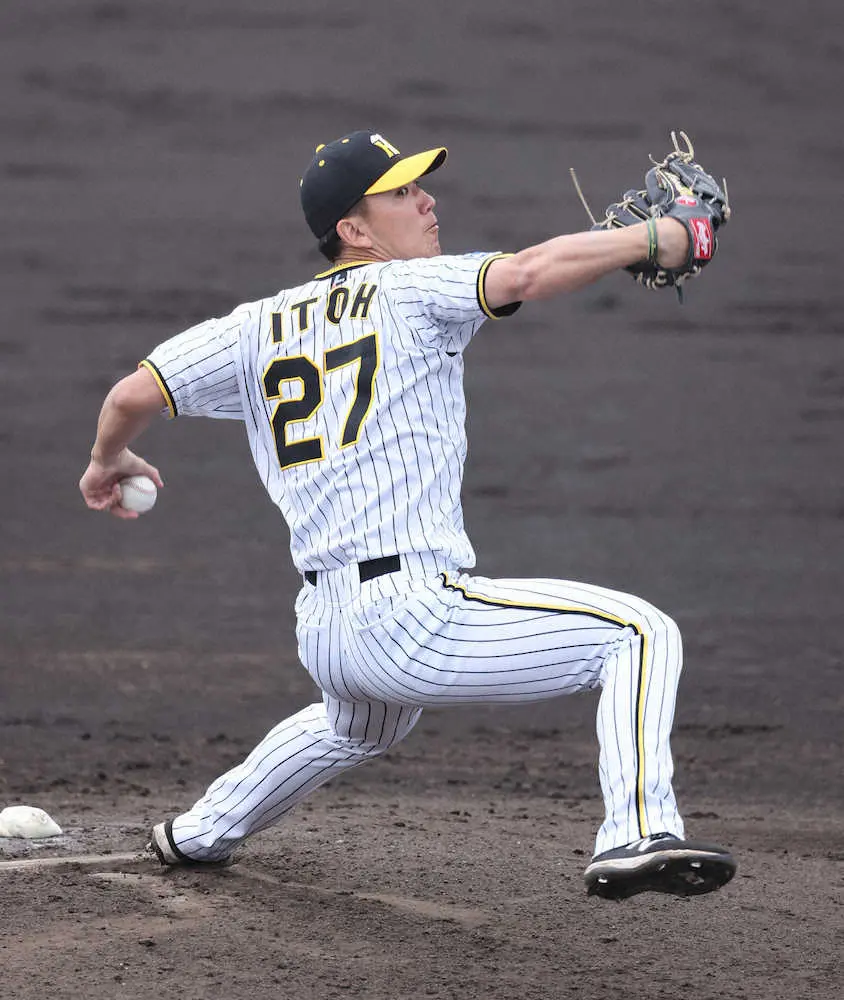 【画像・写真】阪神・平田2軍監督　5回1失点の伊藤将に「今日が一番良かったかな」