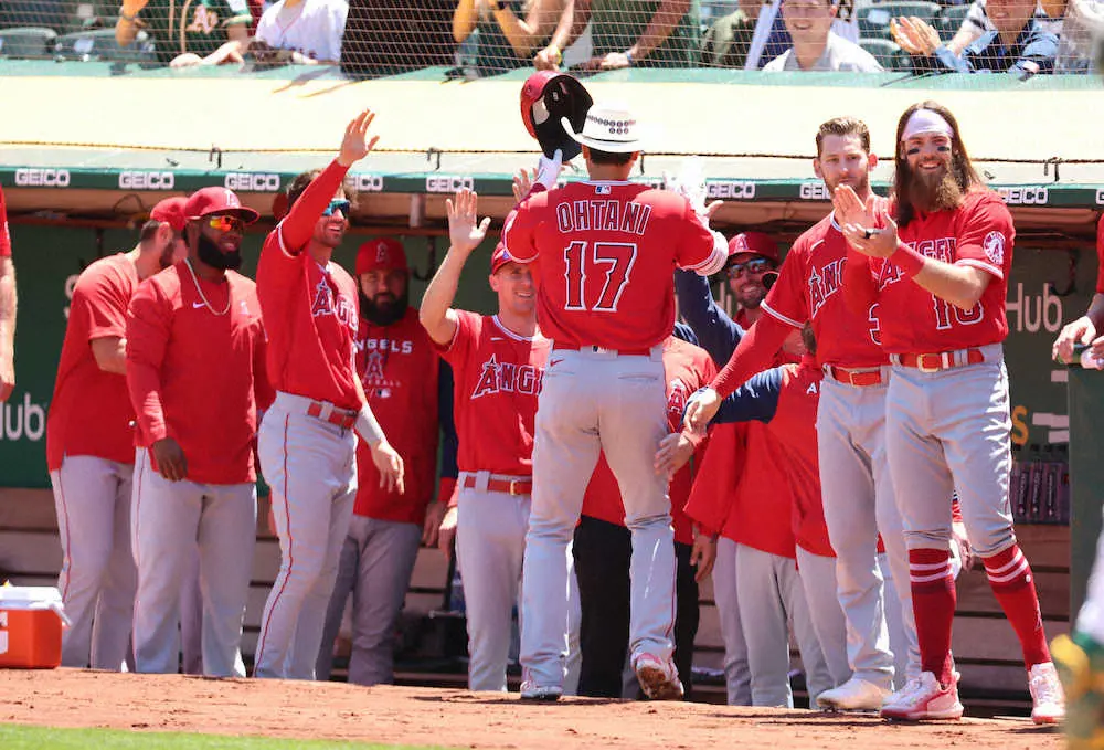 【画像・写真】大谷翔平　2試合連発の決勝8号2ラン　日米通算150号に王手!!