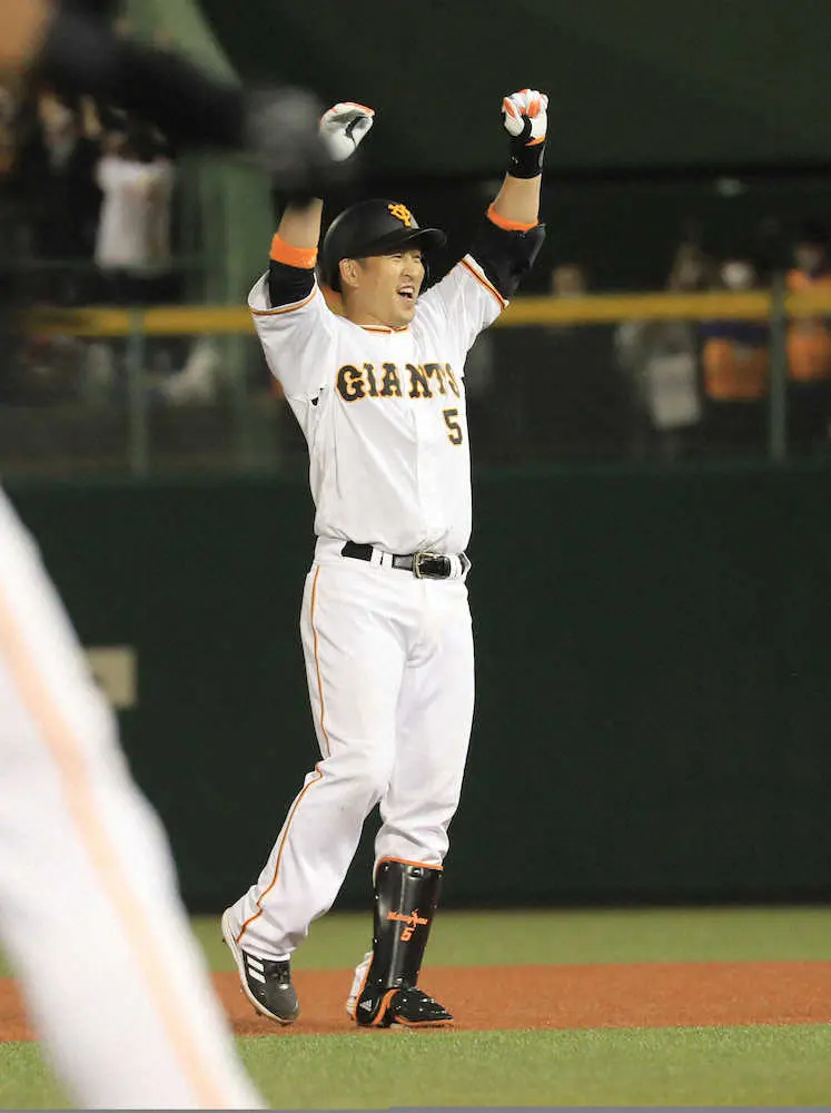 【画像・写真】巨人・中島が移籍後初の逆転サヨナラ打「ヒーローになったろうと」　4年ぶり宇都宮開催で劇勝