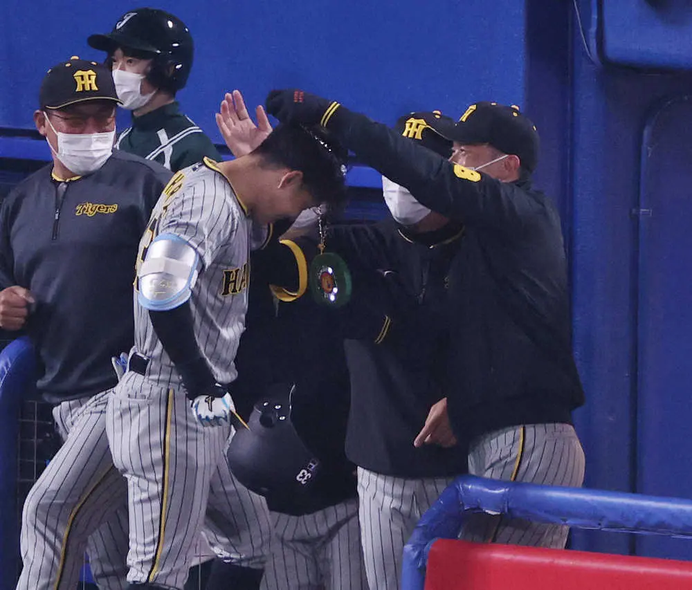 【画像・写真】阪神・糸原、正真正銘の今季1号　5月は月間打率・364「取り返せるように」