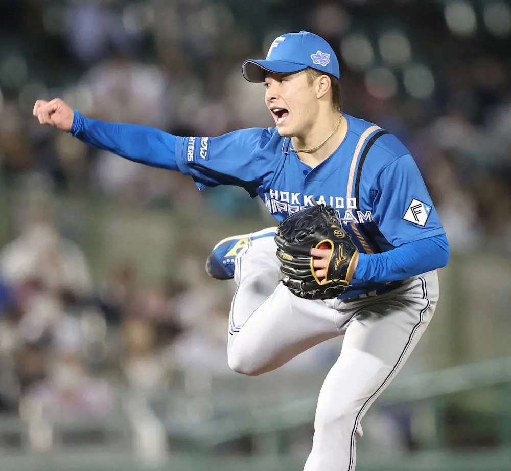 【画像・写真】日本ハム・輝星　1071日ぶり白星「嫌な流れを切れて良かった」