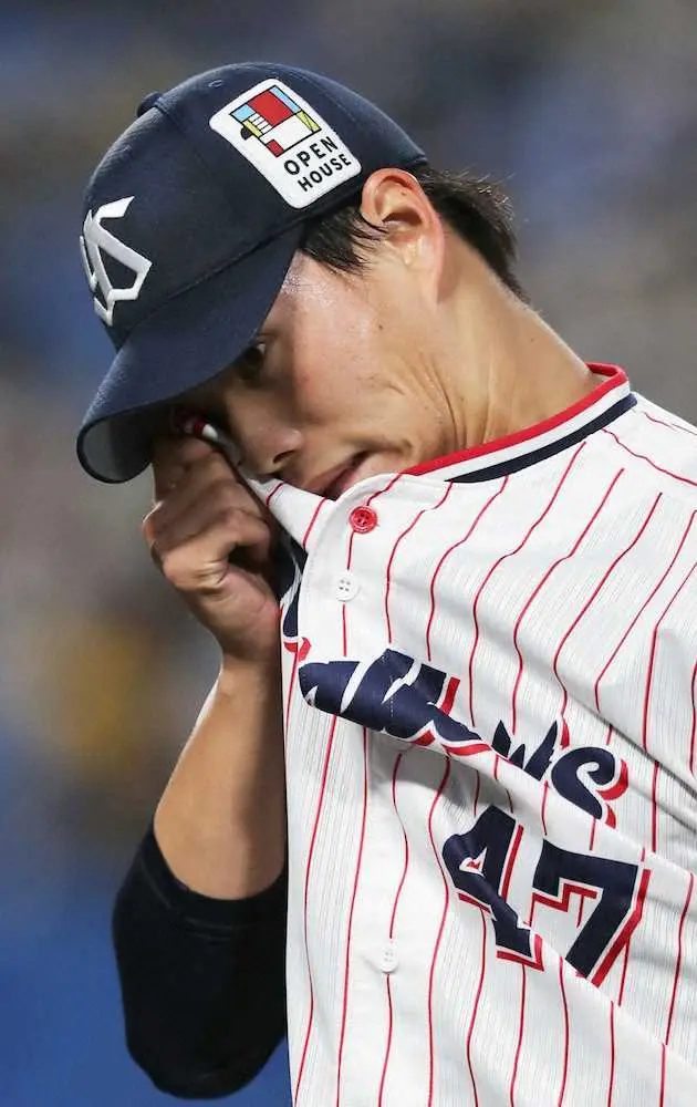 【画像・写真】ヤクルト　神宮で6勝11敗…中10日で先発の高橋　3回6失点で今季初黒星