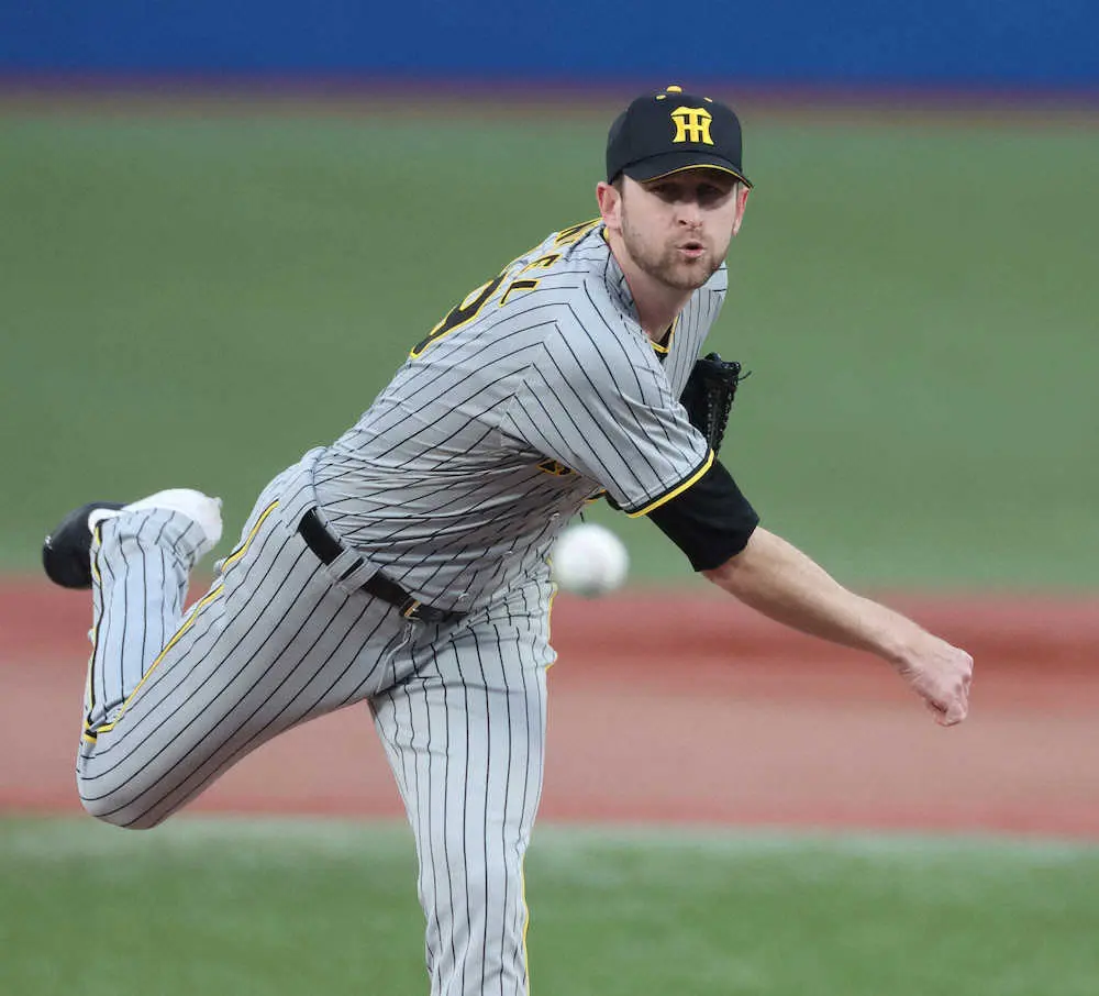 【画像・写真】阪神・ガンケル、好投6回1失点　燕キラー発揮も2勝目ならず