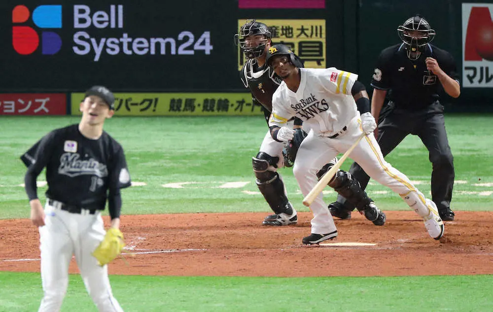 【画像・写真】ソフトバンク・グラシアル孤軍奮闘、朗希から2安打　3戦連続マルチで打率3割目前