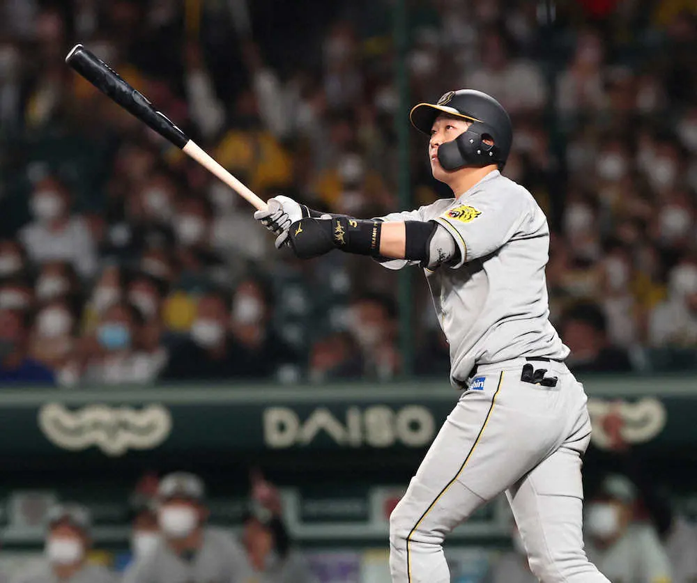 【画像・写真】阪神・大山　土壇場同点弾空砲も「諦める理由なんてないし、誰も諦めてやっている人なんていない」