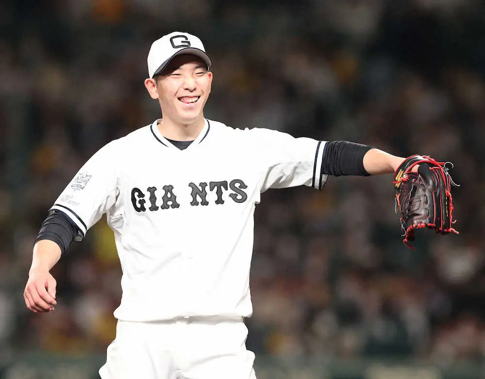 【画像・写真】巨人・戸郷、8回零封　「自分がやるべきことはできた」　指揮官も「凄く良かった」称賛