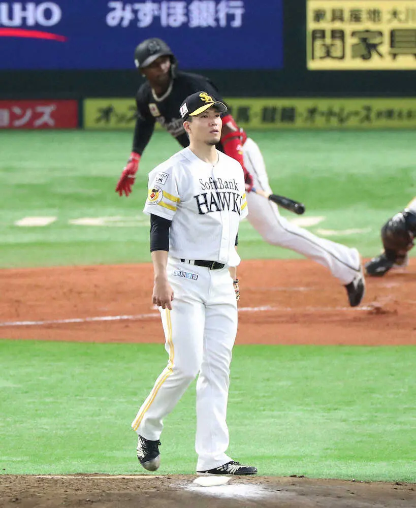 【画像・写真】ソフトバンク千賀　右肘の張りで登録抹消　藤本監督「重症ではない」20日ロッテ戦は4回降板