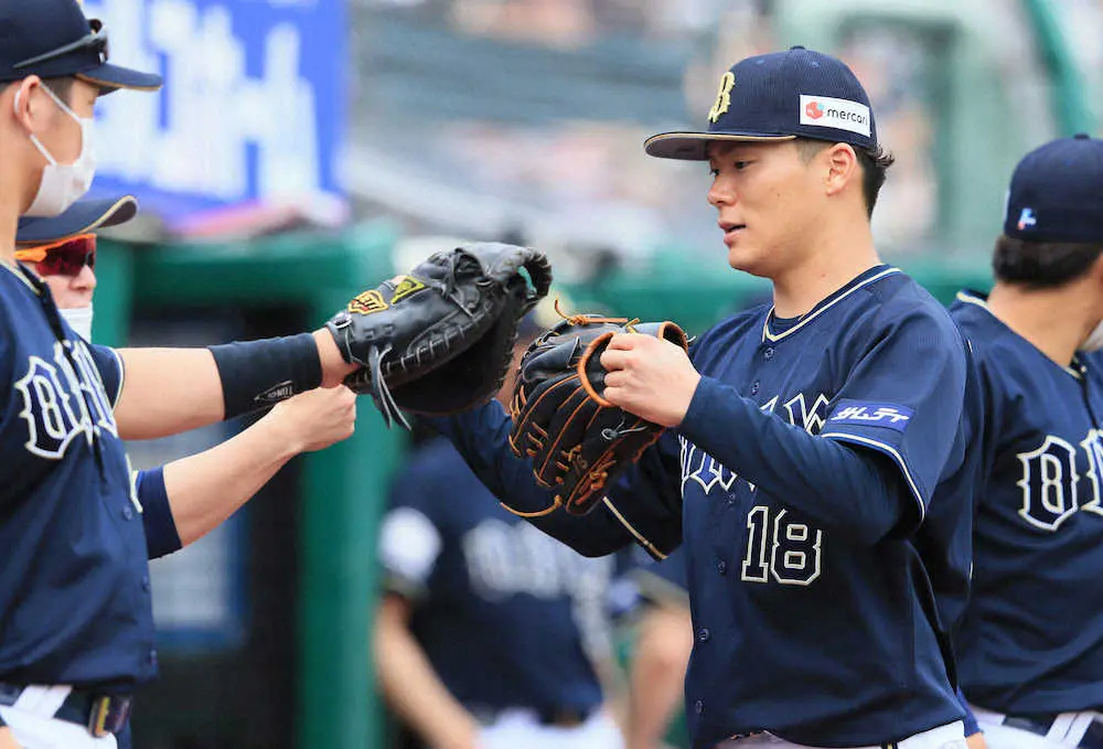 【画像・写真】オリ3位浮上！　今季最多12安打で連勝　由伸は佐々木朗と並ぶリーグトップ5勝目