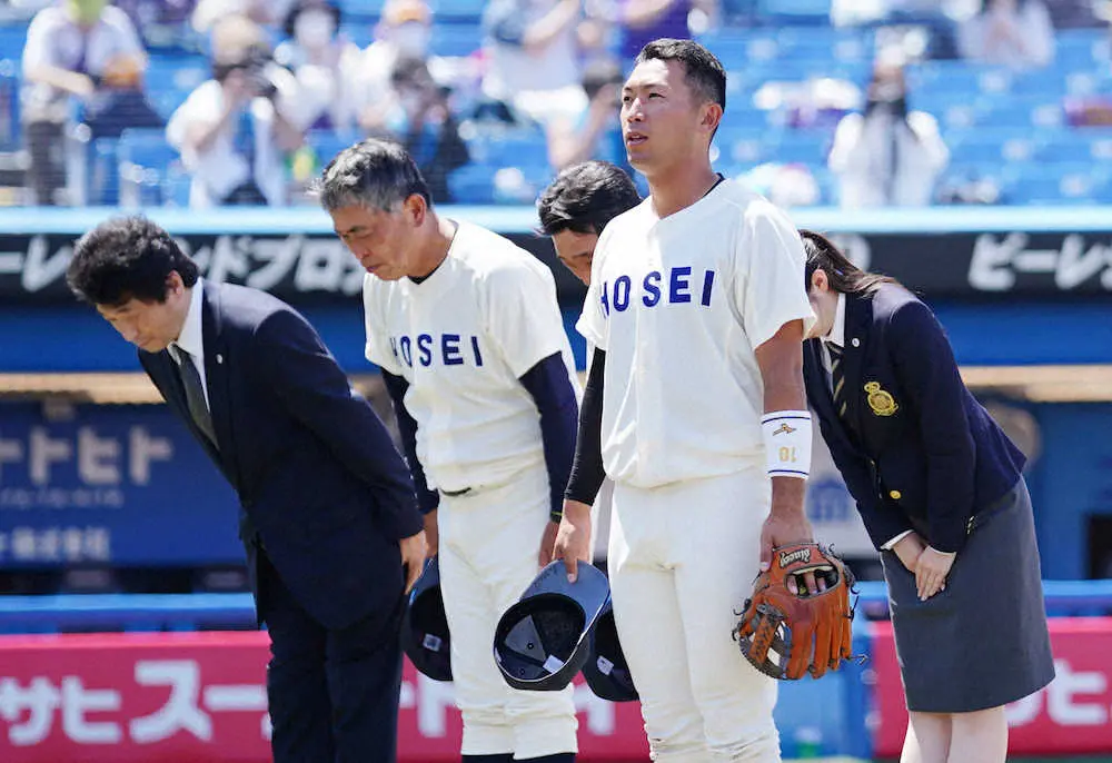 【画像・写真】法大が東大に連勝　主将・斉藤大輝は2安打1打点　7勝5敗1分けでリーグ戦終了　東京六大学野球