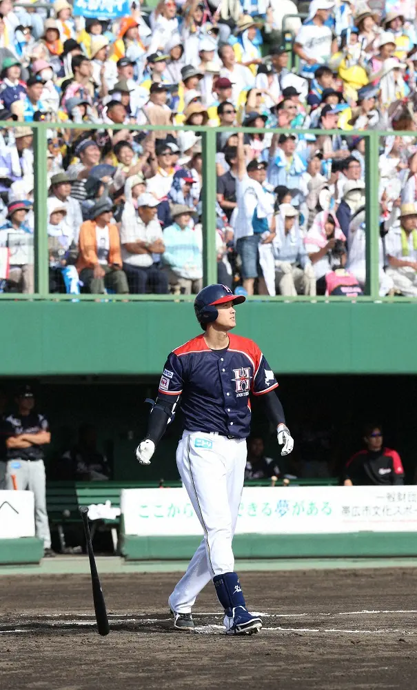 【画像・写真】【カメラマンが見た大谷日米150号の軌跡】これぞスター！左太腿裏肉離れ復帰後初、場外43号（17年）