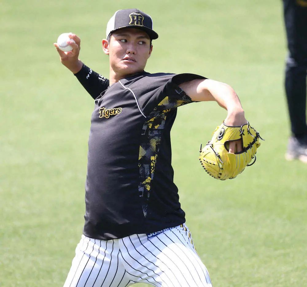 【画像・写真】阪神・西純　初完投から中6日も不安なし　パ球団との対決「あまり考えすぎないように」