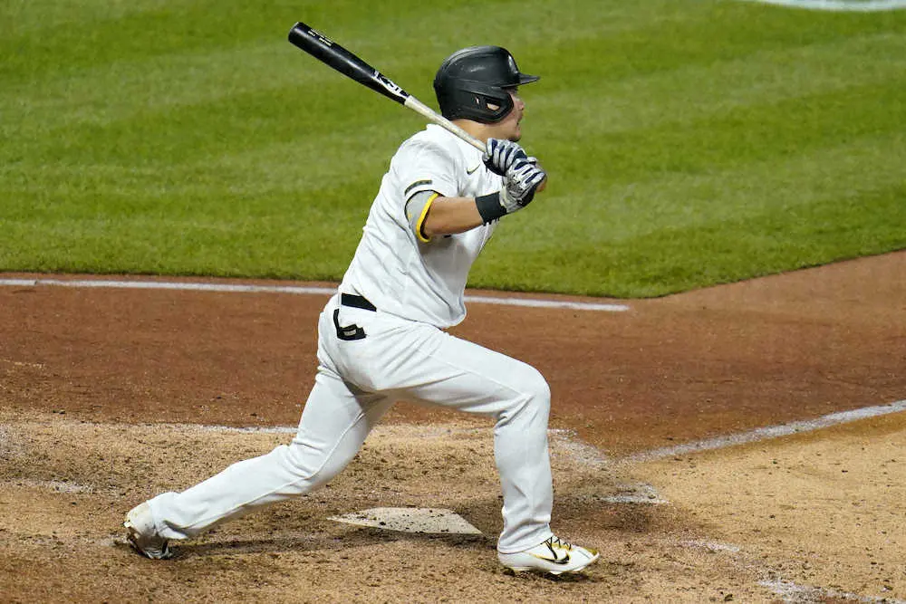 【画像・写真】パイレーツ・筒香が全力疾走で千金内野安打「もう走るしかなかった」