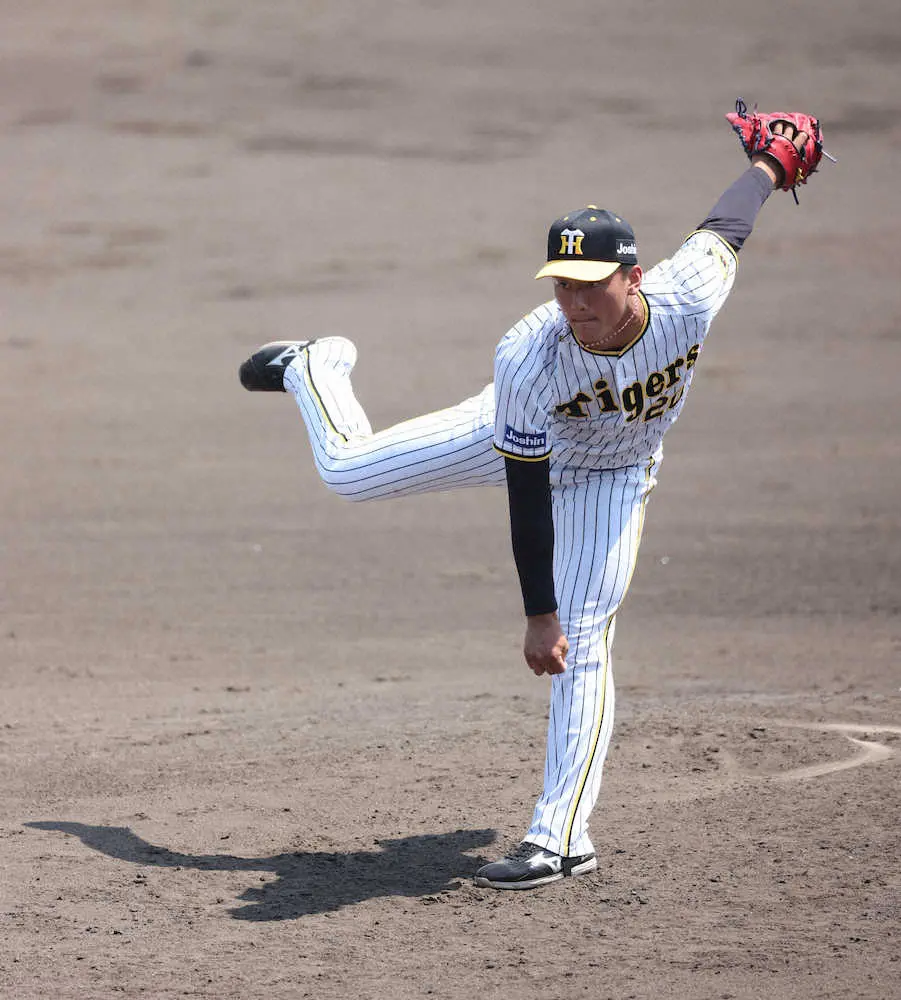 【画像・写真】阪神・森木、2軍戦でプロ最長6回3安打8奪三振　自己最速タイ155キロの直球を軸に