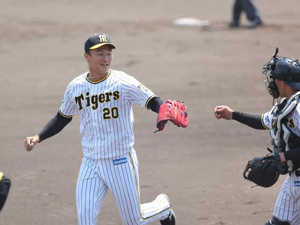 【画像・写真】阪神・森木、自己最長6回無失点で初勝利　平田2軍監督「純矢がいい刺激になってるから、森木にとっては」
