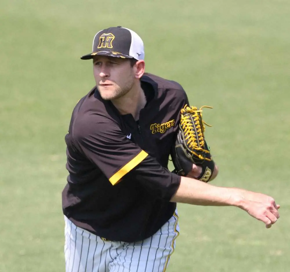 【画像・写真】阪神・ガンケルが26日先発　楽天・浅村＆島内を警戒「パワーがあるし、どの方向にも長打が打てる」