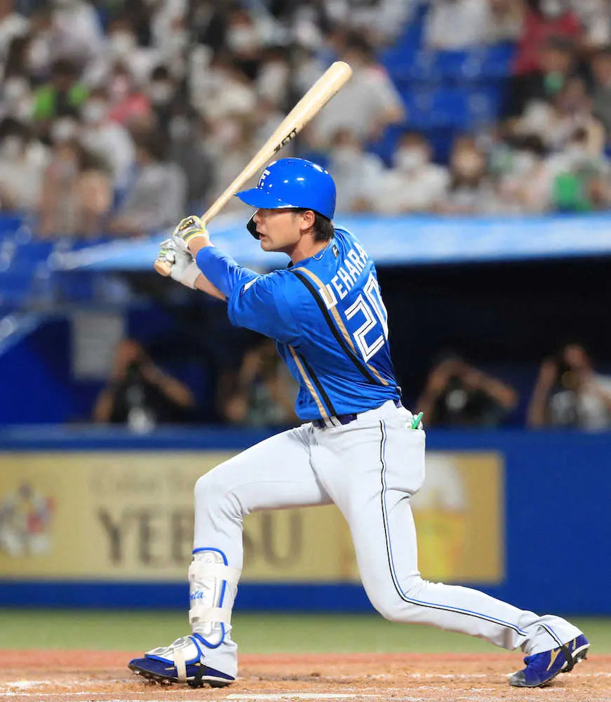 【画像・写真】日本ハム・上原“二刀流デビュー戦”　「降板拒否したかった」5回途中無失点で降板　打では二塁打