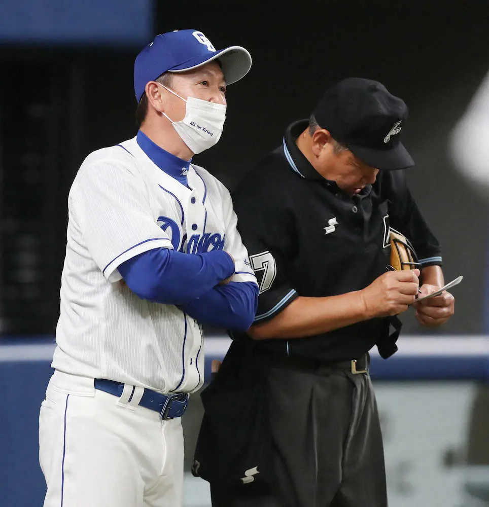 【画像・写真】中日・立浪監督　先輩・清原和博氏の前で7連敗も「若い選手はミスもあったりしますが楽しみ」