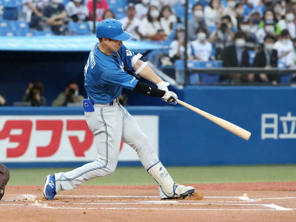 【画像・写真】新庄監督もビックリ!日本ハム・松本剛が2戦連発先制2号2ラン　ネット絶賛「あの難しい球を打つなんて」