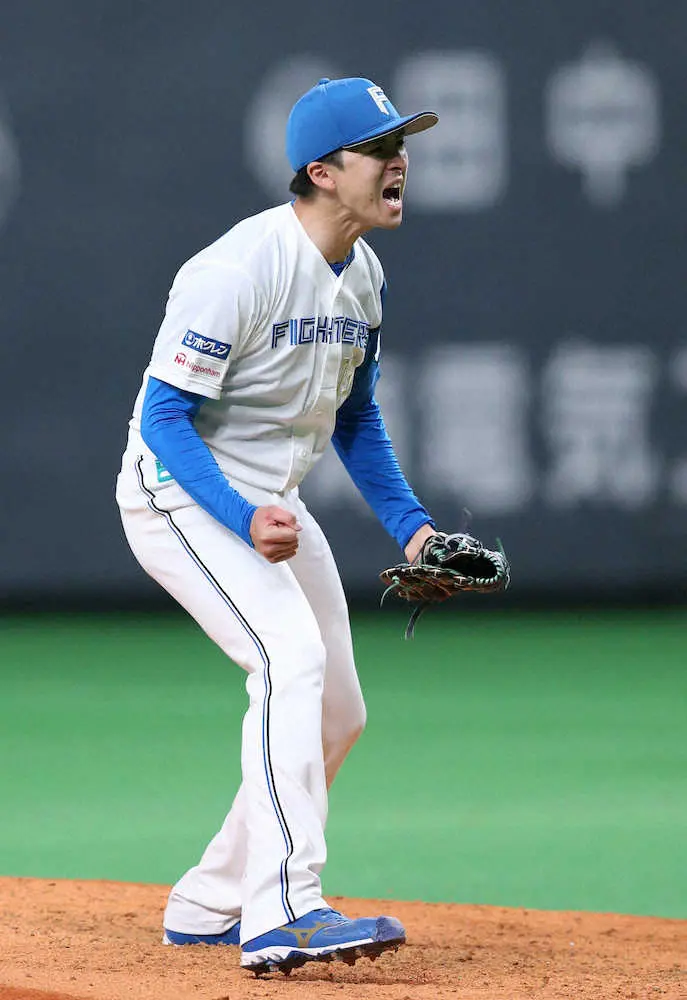 【画像・写真】日本ハム・上沢　仲間のミスに燃え今季初完投「カバーするのが仕事」、ビッグボスは初対決でG斬り
