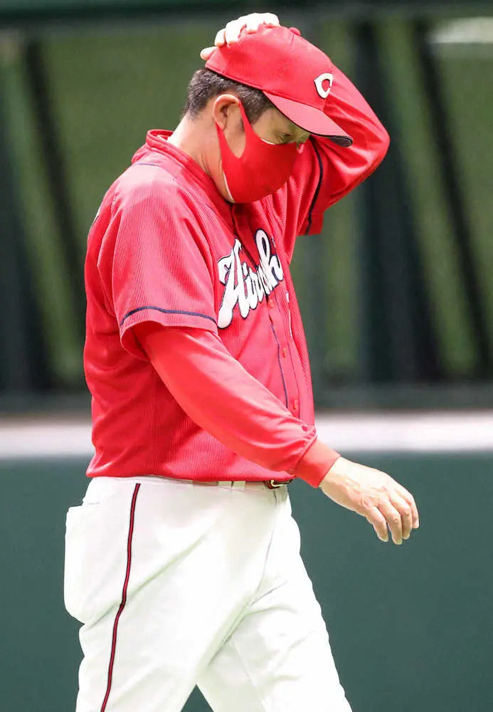 【画像・写真】広島・佐々岡監督　就任3年目で初めて取材対応なし　3連戦で26失点、球団広報にファンへの謝罪談話託す