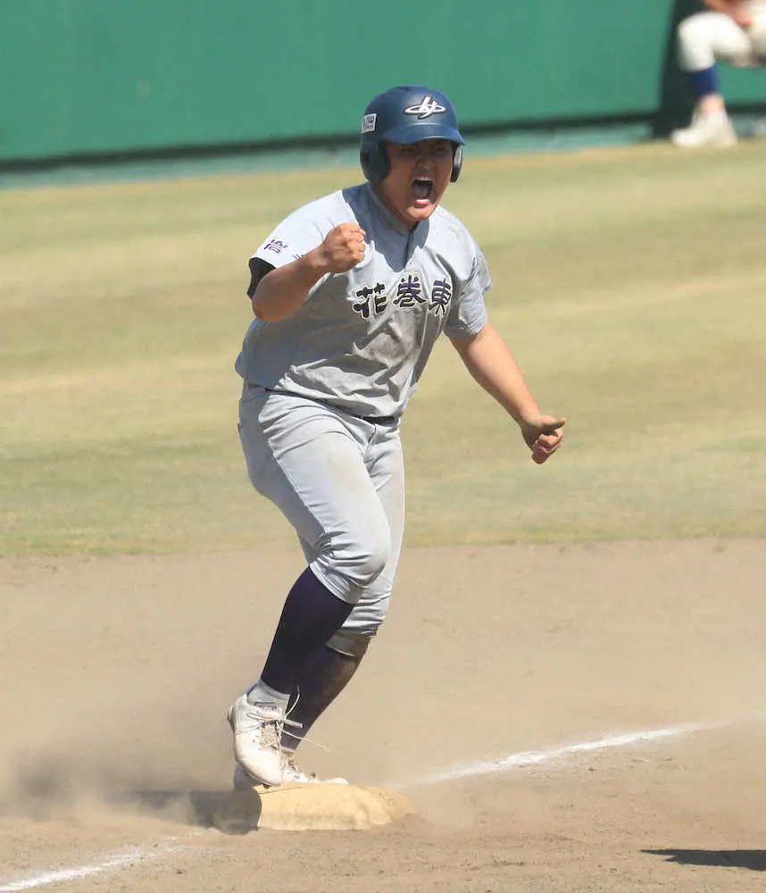 【画像・写真】花巻東・麟太郎　大谷先輩と並んだ3度目岩手制覇！3安打2打点で大勝呼んだ