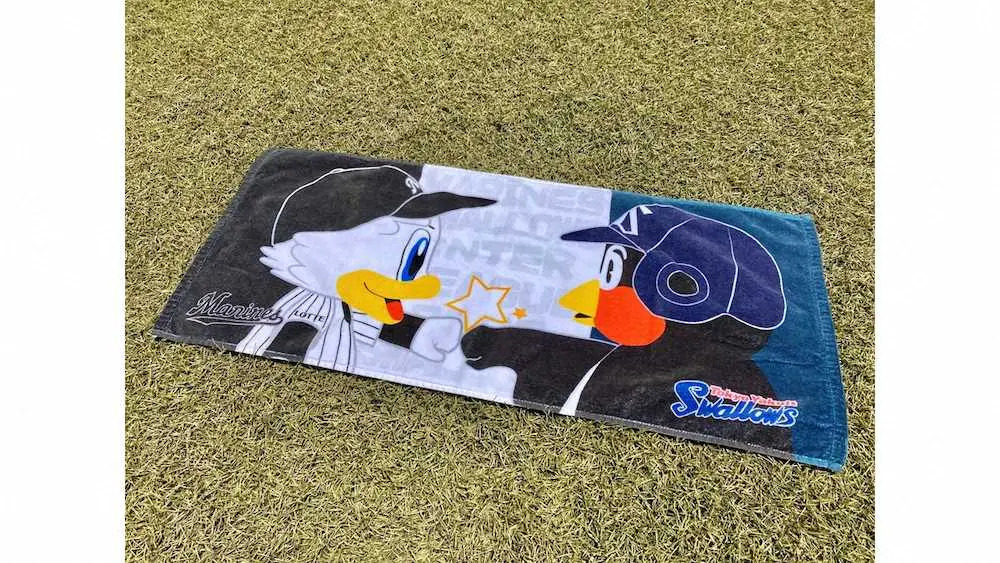【画像・写真】31日からロッテVSヤクルト交流戦　マーくん×つば九郎のコラボグッズも発売