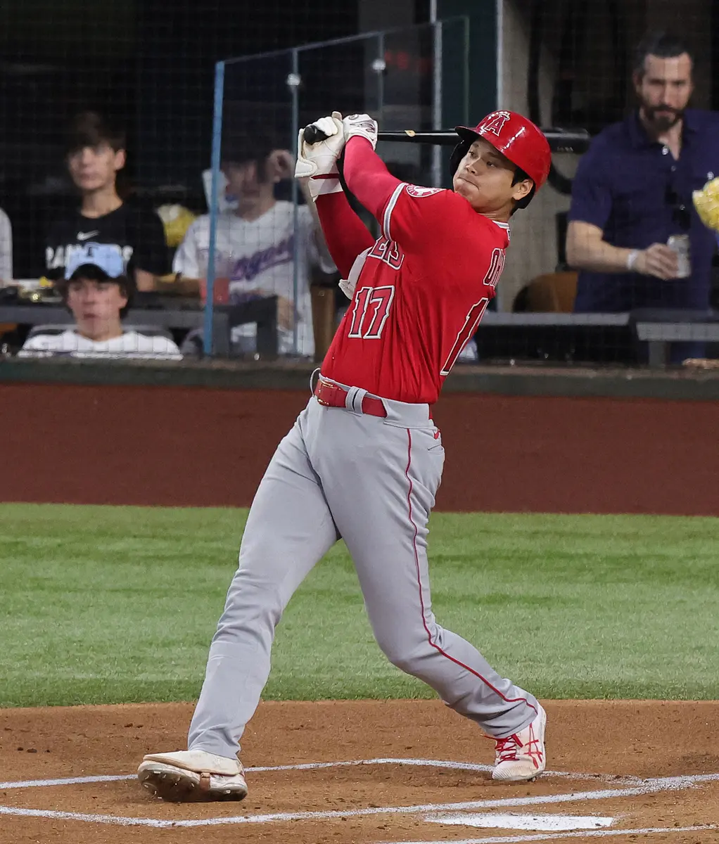 【画像・写真】大谷　フィリーズ戦に「2番・DH」で出場　エ軍は9連敗中