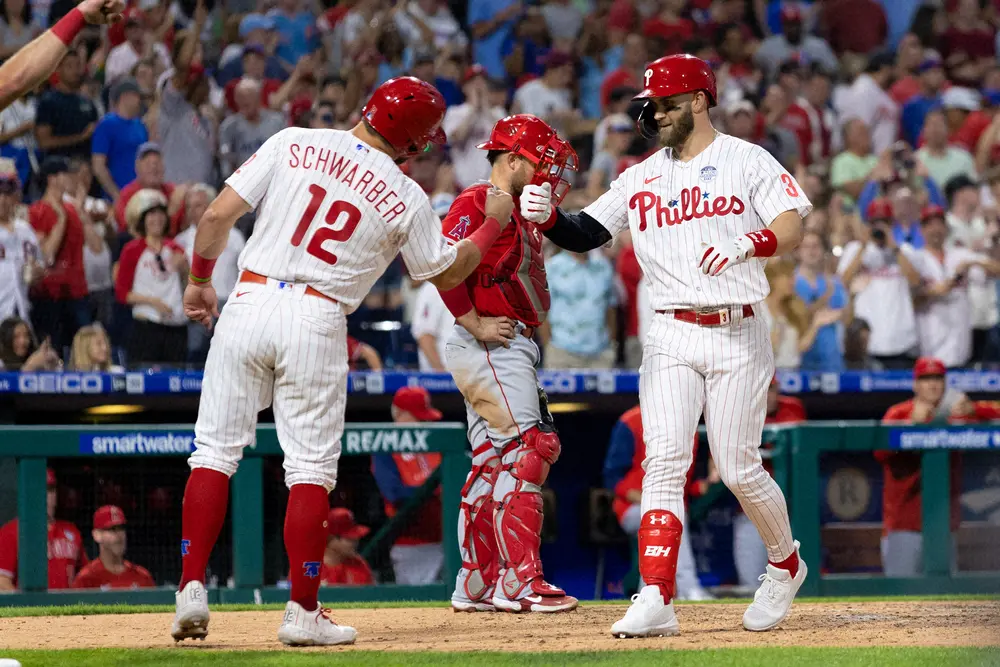 【画像・写真】大谷翔平　3打数無安打2三振　“MVP対決”第1Rは2打席連発のハーパーに軍配　エ軍大敗で9連敗