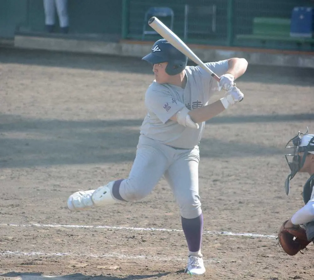 【画像・写真】花巻東・佐々木麟太郎が高校通算69号アーチ　パイレーツ・筒香に並ぶ　早実と練習試合