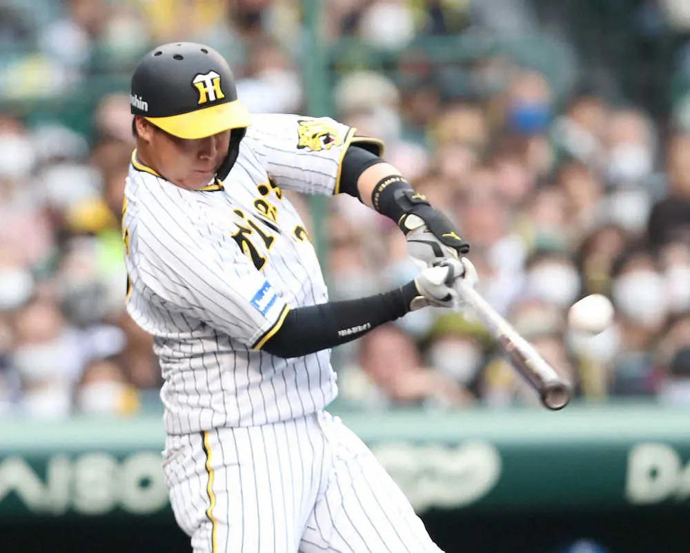 【画像・写真】阪神・大山　5連勝導く13号3ランに敵将の新庄BIGBOSSも拍手　6月は5発10打点と無双状態