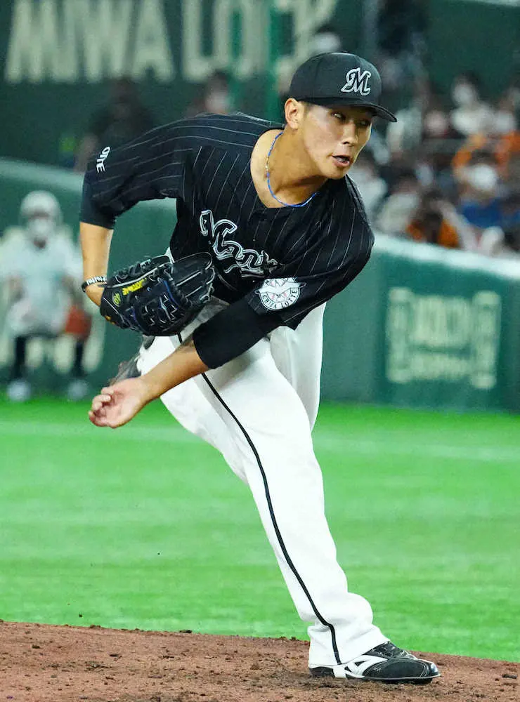 【画像・写真】ロッテ・本前　5回4失点もようやく今季1勝「打者の皆さんに助けてもらった」