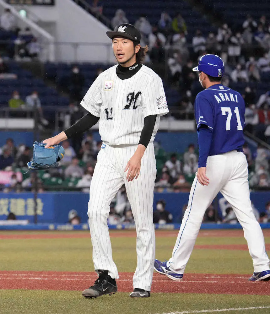 【画像・写真】ロッテお見事！　2回無死満塁の中日攻撃を無失点で切り抜ける
