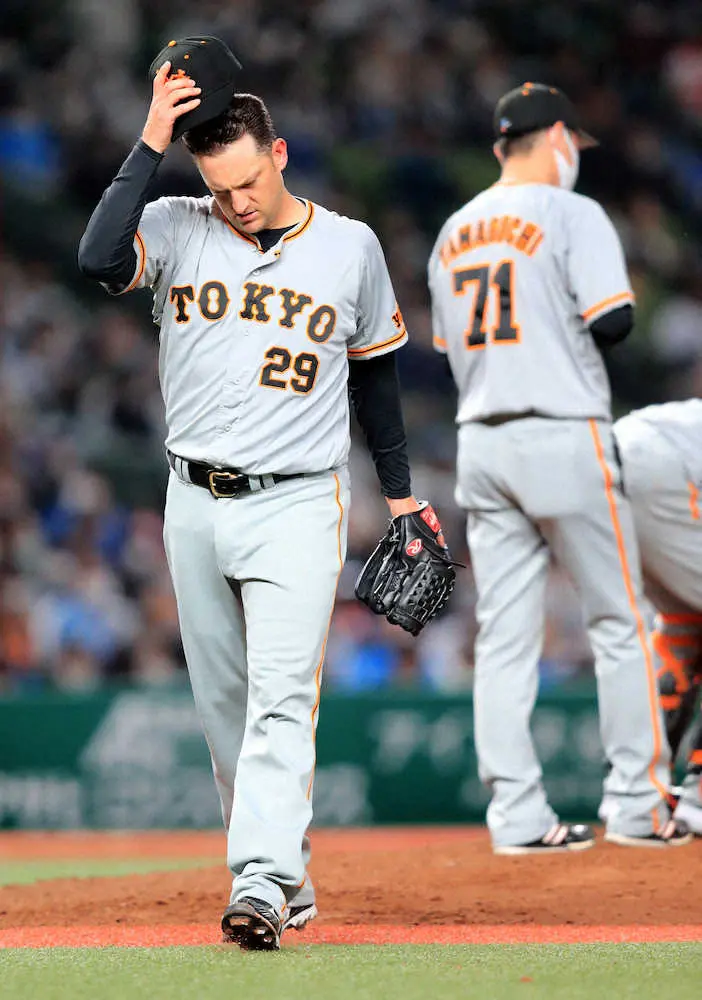 【画像・写真】巨人　5連敗中だった西武に大量9失点惨敗　アンドリース来日初勝利ならず　自責0の菊地がプロ初黒星