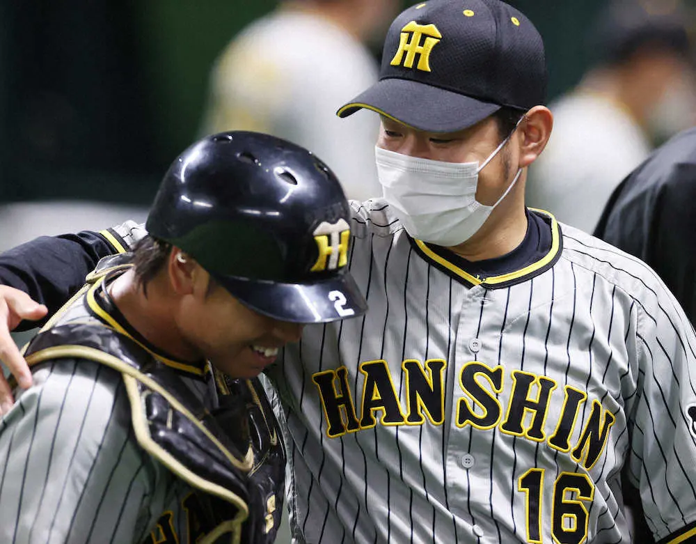 【画像・写真】阪神・西勇「投げたい球、タイミングを理解してくれている」今季初コンビの梅野に感謝