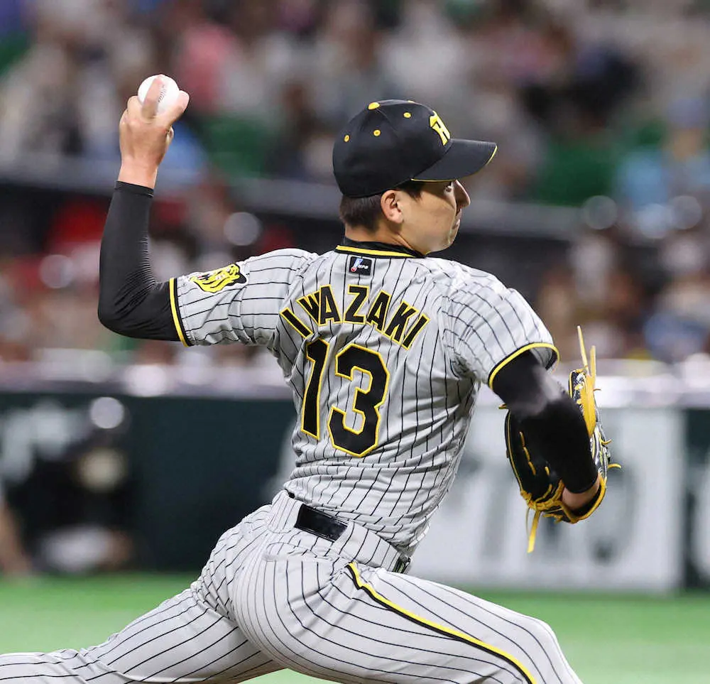 【画像・写真】阪神・岩崎、守護神の貫禄12セーブ「勝つことができて良かったです」6連勝中4度目締めくくり