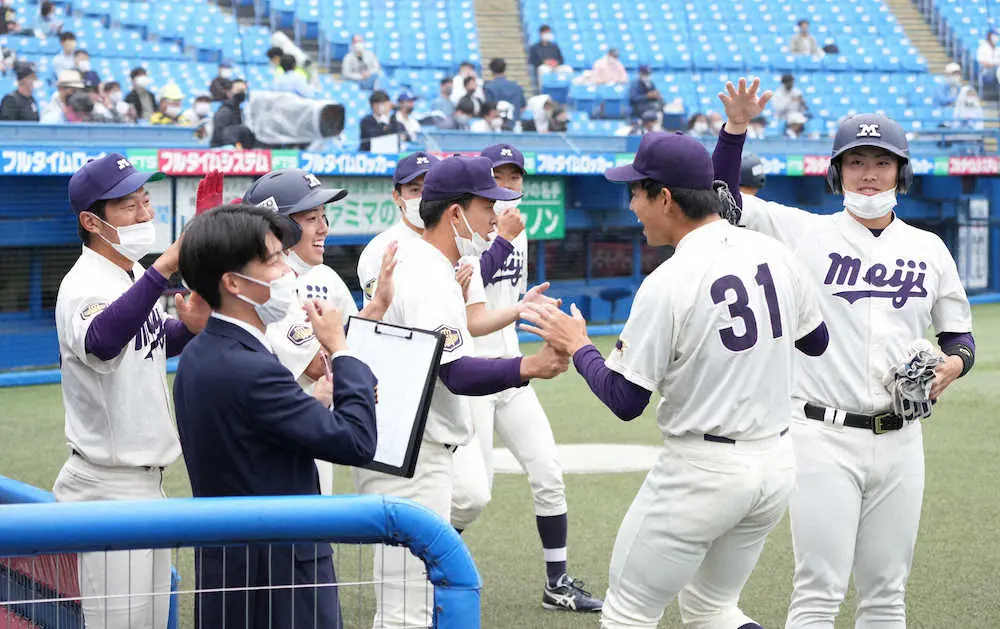 【画像・写真】明大が佛教大にサヨナラ負け　4強進出ならず　全日本大学野球選手権