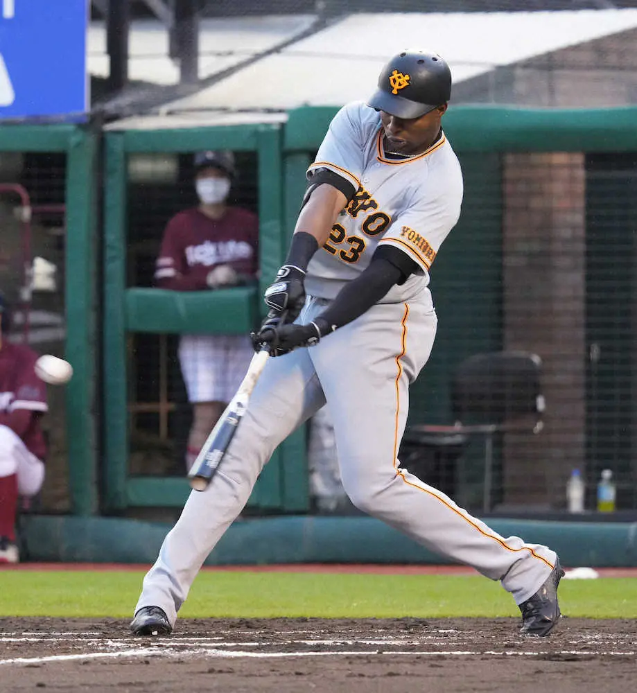 【画像・写真】巨人　打撃不振のポランコが同点犠飛！　6試合ぶり打点をマーク