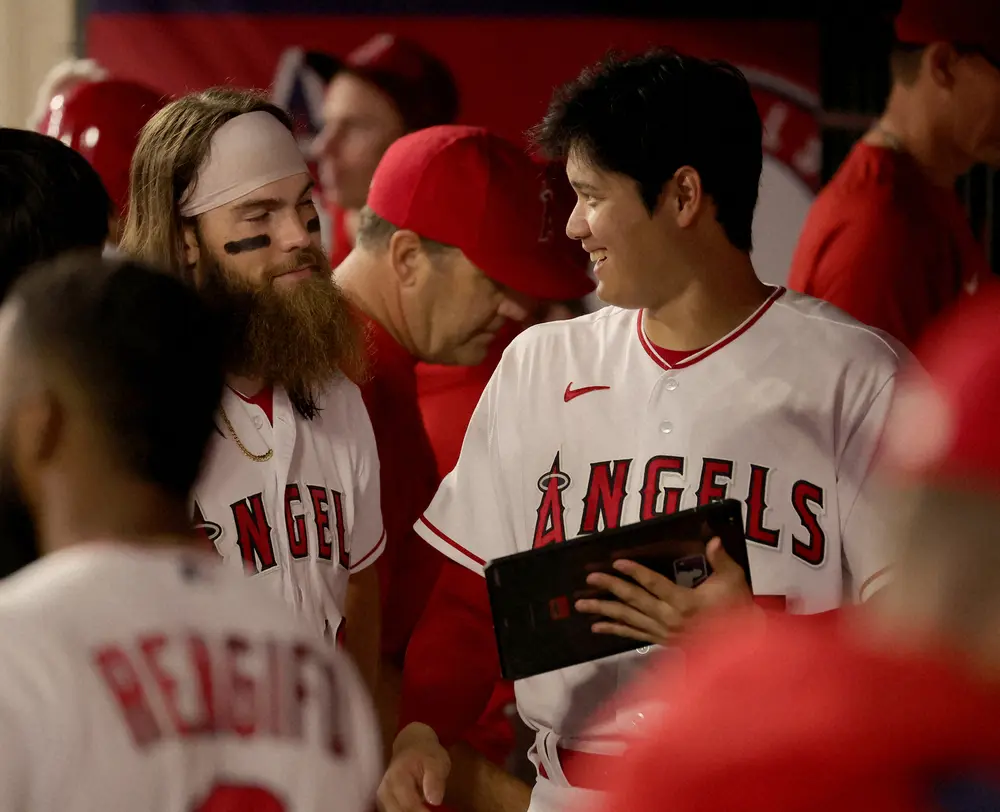 【画像・写真】エンゼルス・大谷、チームメートとの絆深めた焼き肉のおもてなし