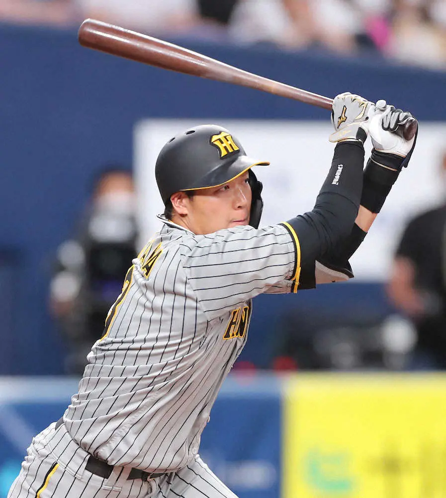 【画像・写真】阪神・大山が2点適時打「早く追加点を取りたいと」交流戦打点を21に伸ばす