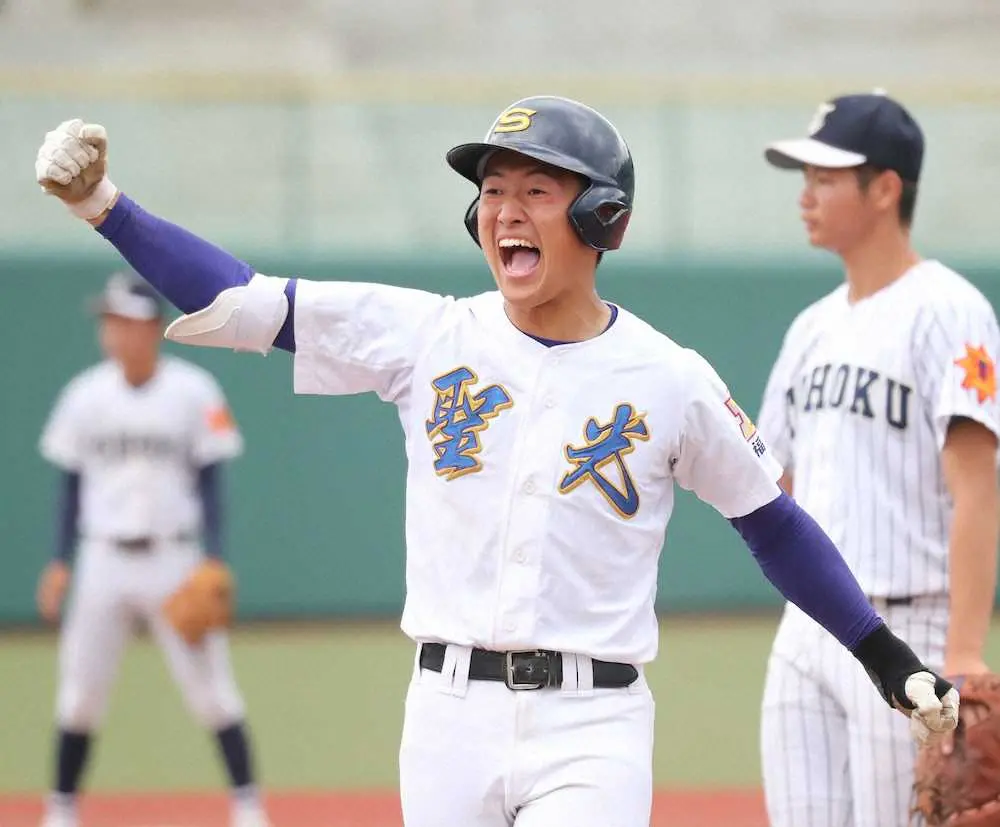 【画像・写真】福島・聖光学院が東北大会制覇　快投のエース佐山未来「日本一を達成するために」