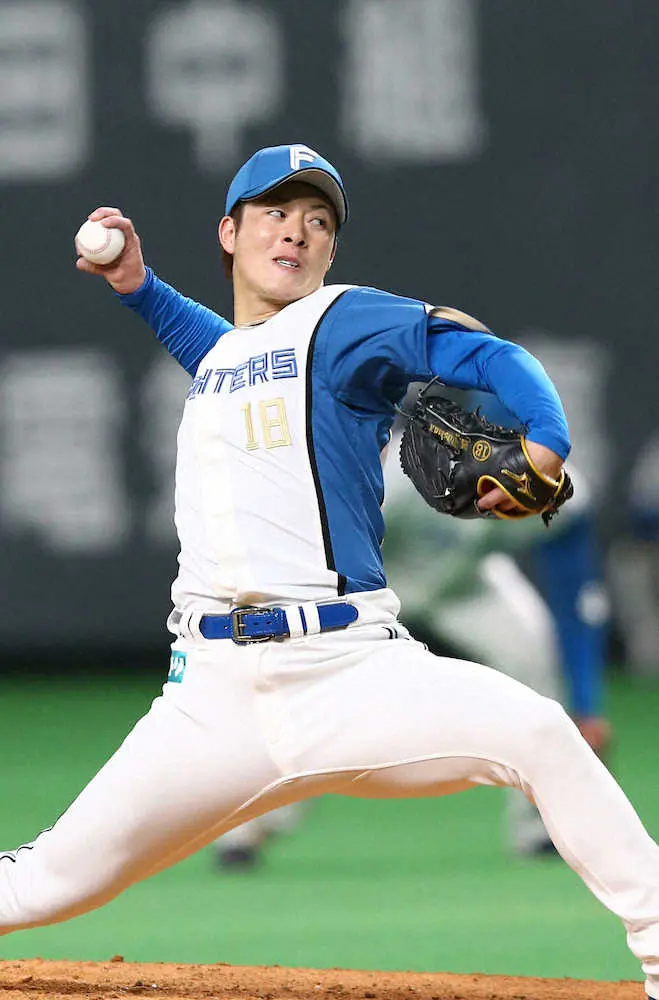 【画像・写真】日本ハム・輝星　直球を信じて接戦の中でホールド記録