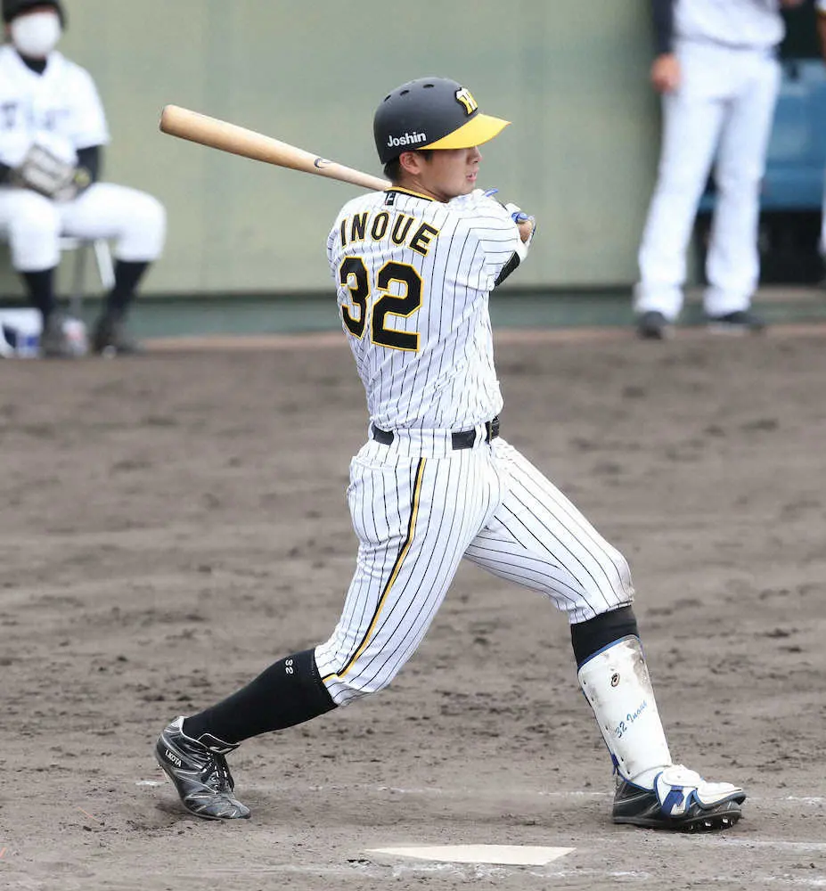 【画像・写真】阪神2軍・井上、練習試合で二塁打3本　平田監督「上昇の兆しが出てきたかな」