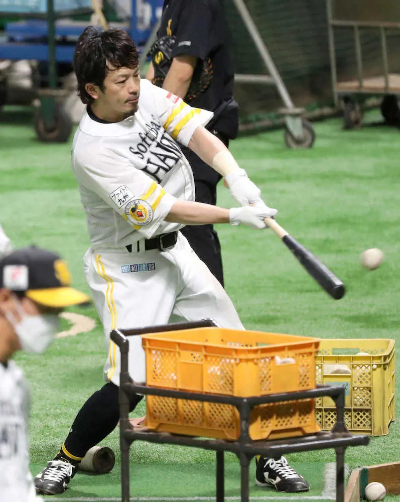 【画像・写真】ソフトB・松田“熱男モード”回帰　ヒット3本より一発狙い「今までのスタイル」で楽天撃つ