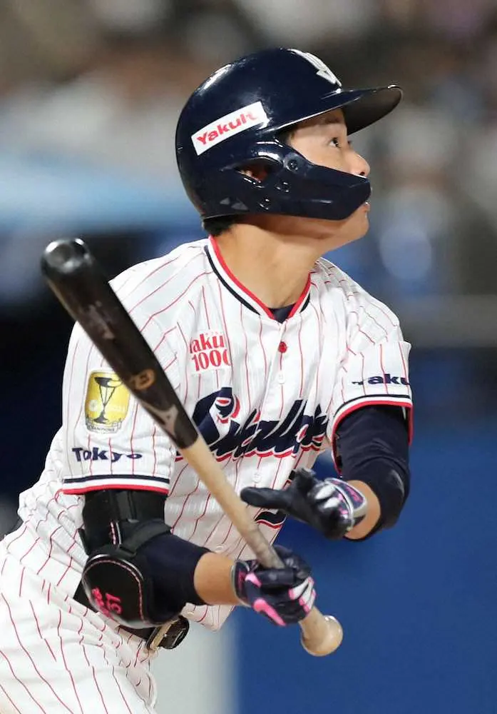 【画像・写真】ヤクルト山崎「スカパー！サヨナラ賞」を初受賞「まさか僕が」