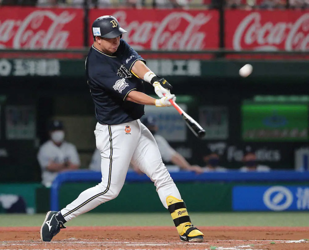 【画像・写真】オリ・ラオウ杉本　バックスクリーン右へ反撃弾　自身2週間ぶり6号ソロ